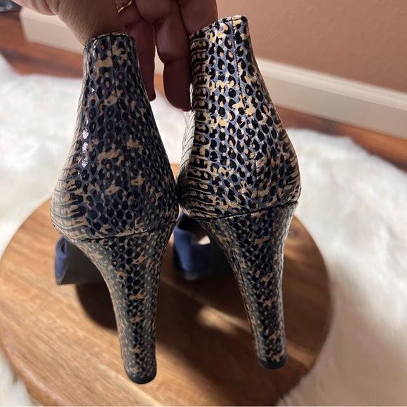 Seychelles Hopeful Leather and Suede Ankle Strap Heels Size 9 - Picture 13 of 14